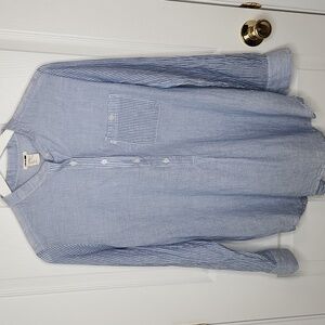 Levis tunic blue pin stripe size XL 100% cotton